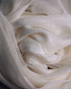 Bamako Soft Linen Look Textured Sheer - Image 3