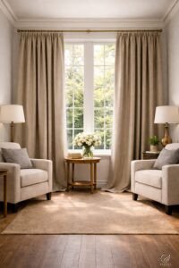 Arax Textured Semi-Blackout Curtains - Image 2