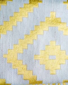 Lisbon Diamond Trellis Embroidered Curtains - Image 8