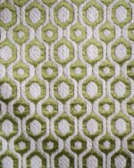 Rio Golden Honeycomb Embroidered Curtains - Image 7