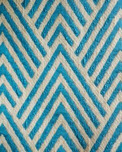 Berlin Chevron Embroidered Linen-Look Curtains - Image 9