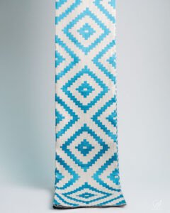 Lisbon Diamond Trellis Embroidered Curtains