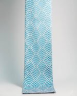 Berlin Chevron Embroidered Linen-Look Curtains
