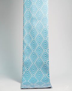Berlin Chevron Embroidered Linen-Look Curtains