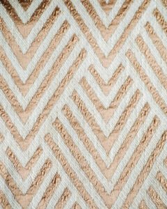 Berlin Chevron Embroidered Linen-Look Curtains - Image 7