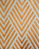 Berlin Chevron Embroidered Linen-Look Curtains - Image 6