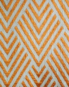 Berlin Chevron Embroidered Linen-Look Curtains - Image 6
