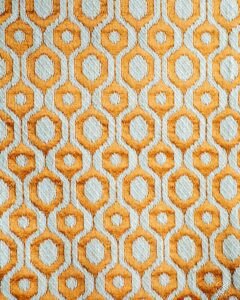 Rio Golden Honeycomb Embroidered Curtains - Image 5