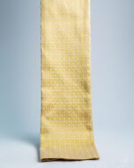 Rio Golden Honeycomb Embroidered Curtains