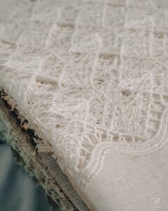 Rima Diamond Lace Embroidered Net Sheer - Image 5