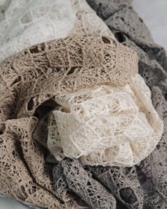 Rima Diamond Lace Embroidered Net Sheer - Image 6