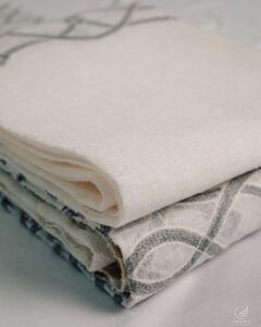 Palma Rhythmic Lattice Linen Look Sheer - Image 5