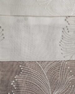 Varna Golden Feather Embroidered Sheer - Image 4