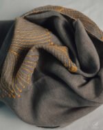 Varna Golden Feather Embroidered Sheer - Image 5