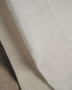 Salvador Natural Flax Look Textured Sheer - Image 2