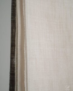 Salvador Natural Flax Look Textured Sheer - Image 3