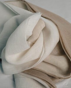 Salvador Natural Flax Look Textured Sheer - Image 5