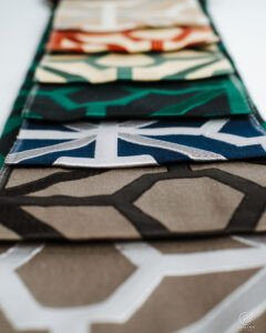 Milano Regal Geometric Mosaic Textured Curtain - Image 4
