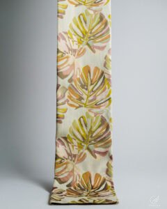 Dallas Tropical Palm Embroidered Linen-Look Curtains