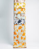 Jasmine Ginkgo Leaf Embroidered Linen-Look Curtains