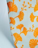 Jasmine Ginkgo Leaf Embroidered Linen-Look Curtains - Image 2