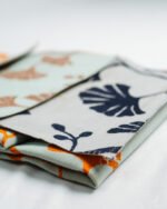 Jasmine Ginkgo Leaf Embroidered Linen-Look Curtains - Image 6