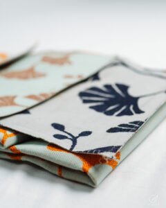 Jasmine Ginkgo Leaf Embroidered Linen-Look Curtains - Image 6