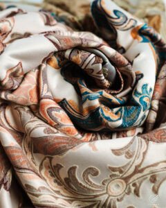 Rosario Ornate Embroidery Antique Floral Curtains - Image 6
