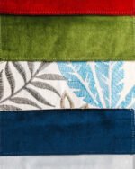 Sorrento-Barcelona Tropical Fern Embroidered Linen-Look Curtains - Image 3