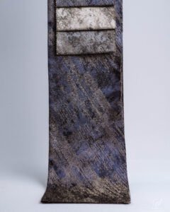 11100 Antique Frost Metallic Weave Curtain