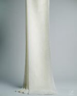 457 Ivory White Soft Textured Sheer