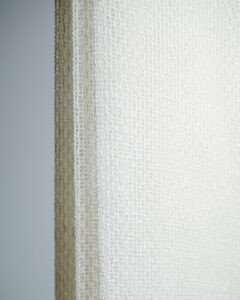 457 Ivory White Soft Textured Sheer - Image 2