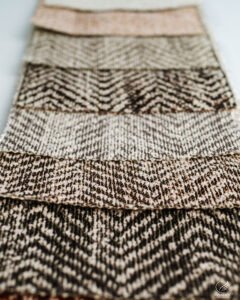 Kanzi Herringbone Linen Pine Texture Curtain - Image 5
