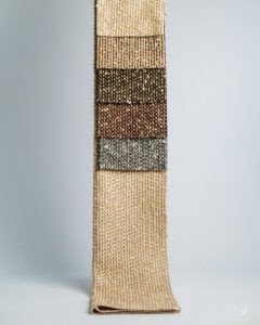 Weton Textured Basket Sparkle Weave Curtain