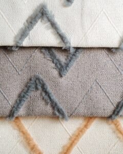 Alpen Modern Linen Zigzag Curtain - Image 6