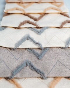 Alpen Modern Linen Zigzag Curtain - Image 5