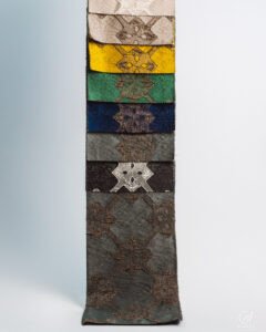 Tokyo Abstract Embroidered Trellis Curtain