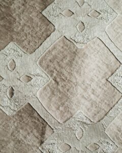 Tokyo Abstract Embroidered Trellis Curtain - Image 4