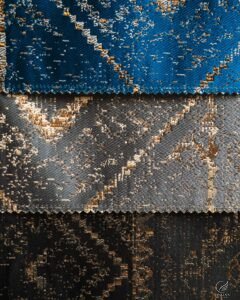 Orlena Vintage Luxe Burnout Metallic Curtain - Image 7