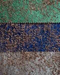 Oslo Molten Bronze Textured Velvet Curtain - Image 5