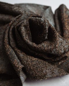 Oslo Molten Bronze Textured Velvet Curtain - Image 4