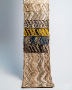Siena Abstract Wave Zig-Zag Curtain