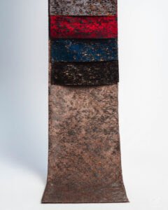 Ella Luxe Crushed Bronze Jacquard-Like Curtain