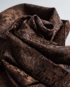 Ella Luxe Crushed Bronze Jacquard-Like Curtain - Image 6