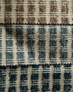 Bella Structured Grid Weave Linear Curtain - Image 6