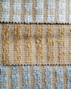 Bella Structured Grid Weave Linear Curtain - Image 5
