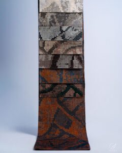 Pinecone Modern Mosaic Textured Curtain