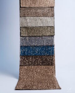 Nova Velvet Grain Upholstery Look Curtain