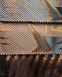 Havana Emerald Geometric Embroidery Curtain - Image 5