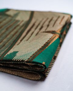 Havana Emerald Geometric Embroidery Curtain - Image 3